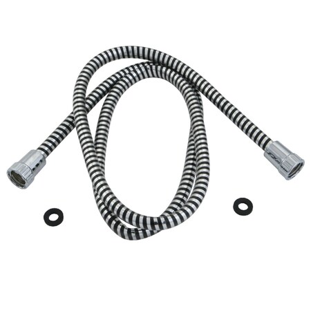 Kingston Brass KXHO2101 Hose for KX2101 and KX2522 Series, Black/Silver KXHO2101